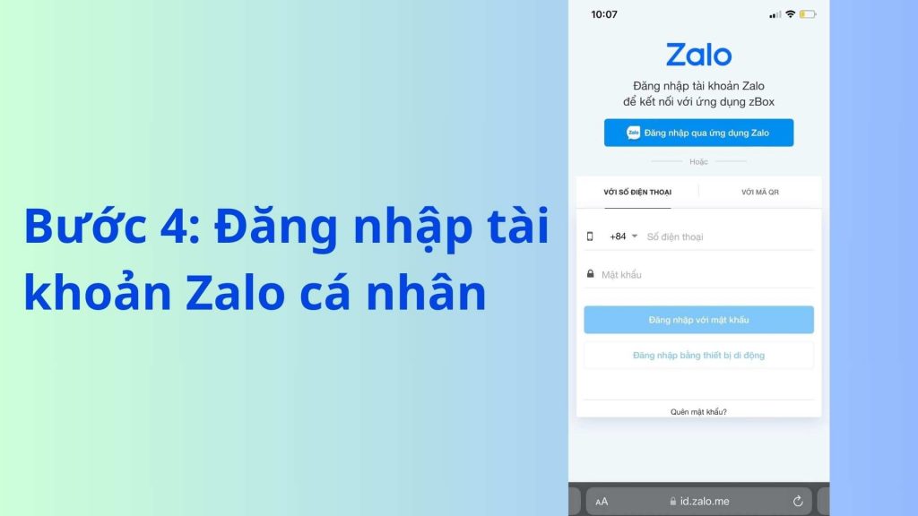 cách nâng cấp zalo business trên điện thoại