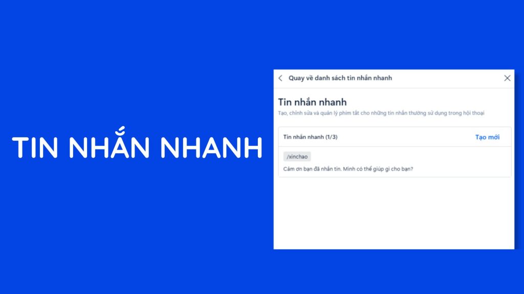 TIN NHẮN NHANH ZALO BUSINESS